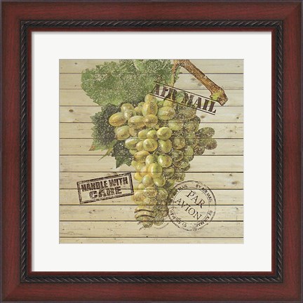 Framed Grape Crate V Print