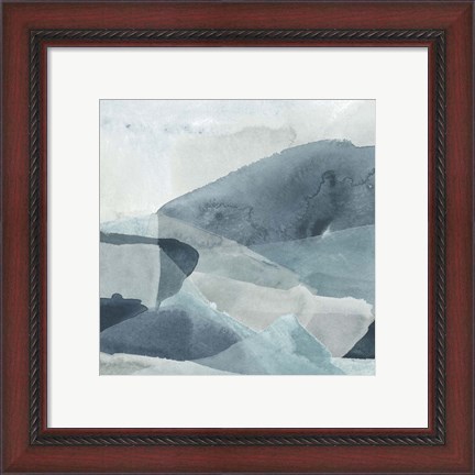 Framed Blue Range II Print