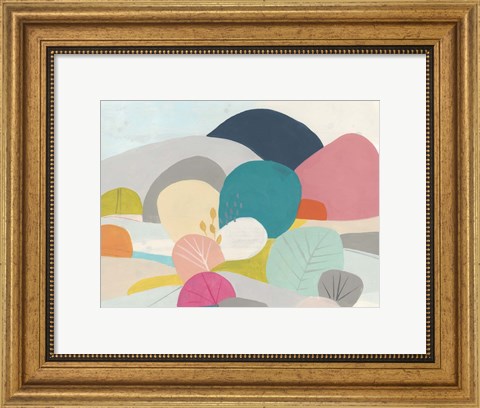 Framed Meadow Whimsy II Print