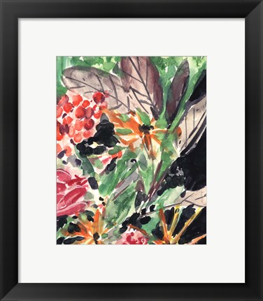 Framed Garden Fest II Print