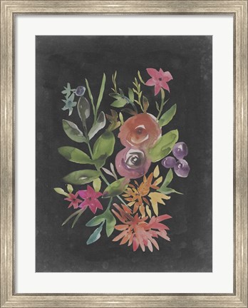 Framed Velvet Floral II Print