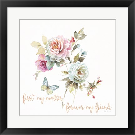 Framed Beautiful Romance VII Mother Print