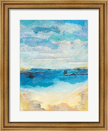 Framed Abstract Coastal III Print