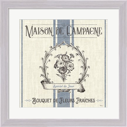 Framed French Farmhouse IV Print