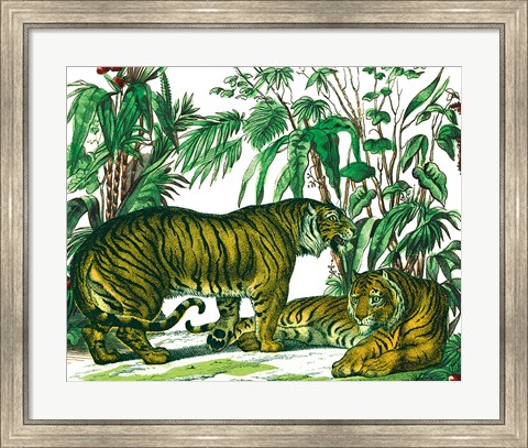 Framed Jungle Flair V Print