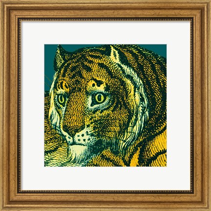 Framed Jungle Flair II Print