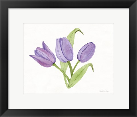 Framed Easter Blessing Flowers II Print