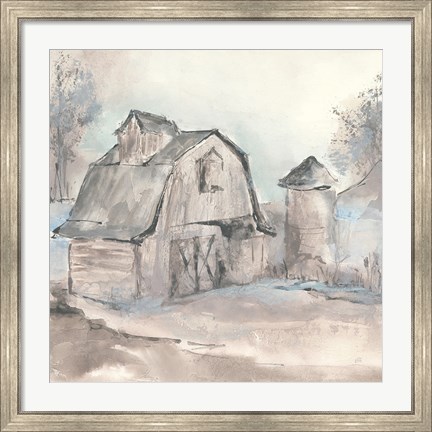 Framed Barn V Print