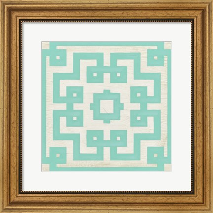 Framed Maze Motif IV Print