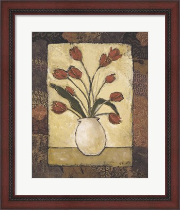 Framed Blooms in Border II Print