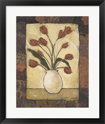 Framed Blooms in Border II Print