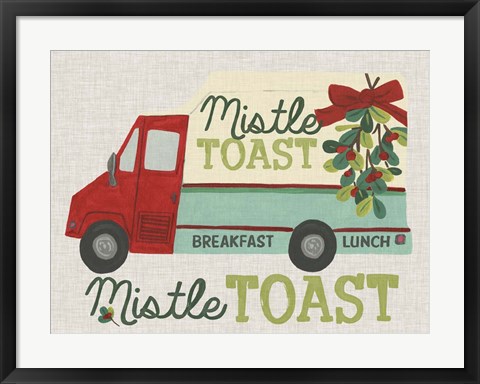 Framed Food Truck Holidays III Print