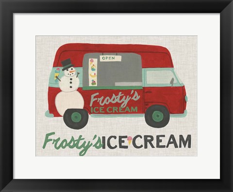 Framed Food Truck Holidays IV Print