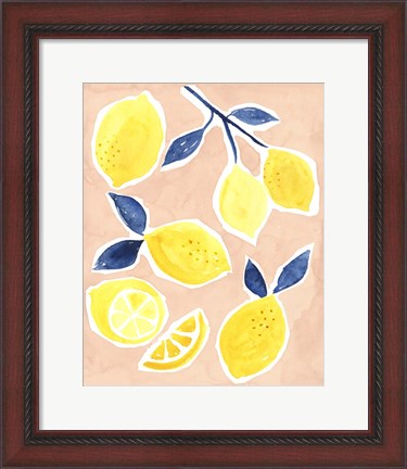 Framed Lemon Love I Print