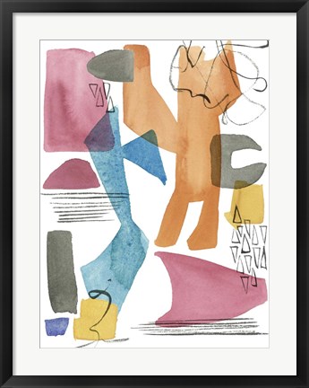 Framed Colors of Sound II Print