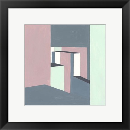 Framed Shadow of the Walls II Print