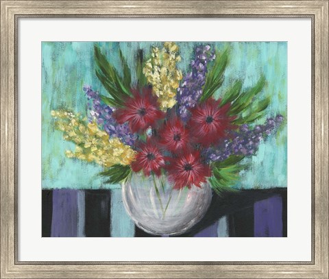 Framed Early Summer Blooms II Print