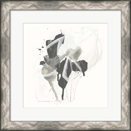 Framed Monochrome Missive II Print