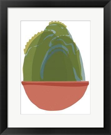 Framed Mod Cactus III Print