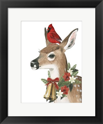 Framed Yuletide Darling II Print