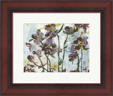 Framed L&#39;orchidee II Print