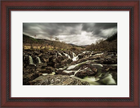 Framed Glen Etive Waterfall Print