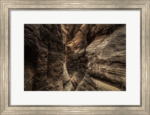 Framed Narrow Slot Canyon Print