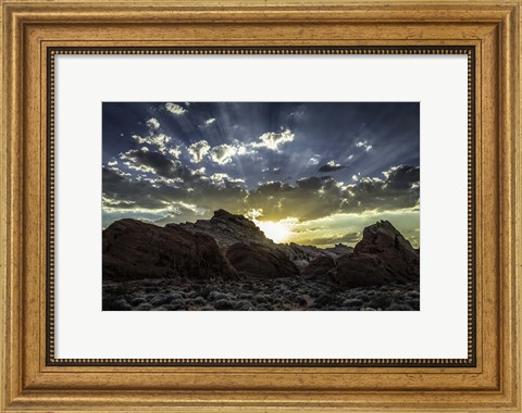 Framed Valley Of Fire 4 Print