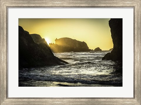 Framed Bandon Beach 3 Print