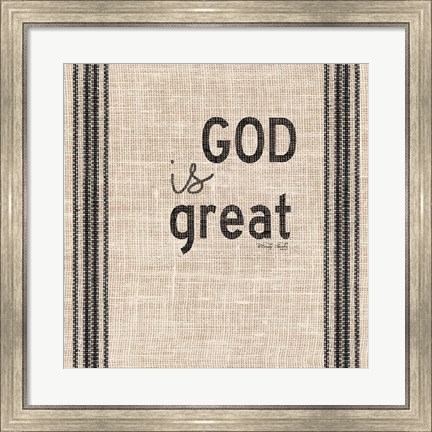 Framed God is Great Print