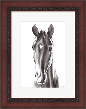 Framed Le Cheval Noir Print