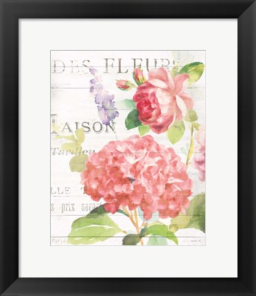 Framed Maison Des Fleurs IV Print