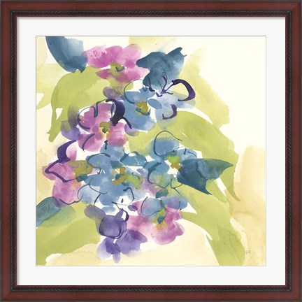 Framed Spring Bouquet II Print