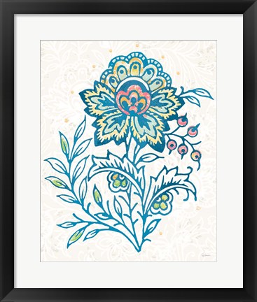 Framed Kala Flower IV Print