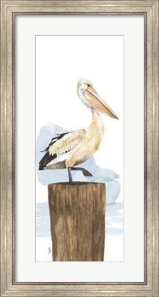 Framed Birds of the Coast Panel III Print