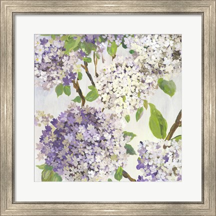 Framed Summer Hydrangea I Print