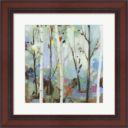 Framed Birchwood Forest Print