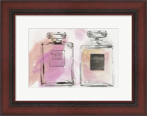 Framed Perfume Paris II Print