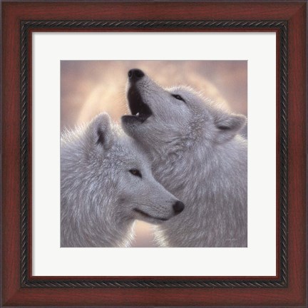 Framed Wolves - Love Song Print