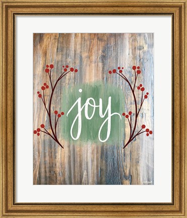 Framed Christmas Joy Print