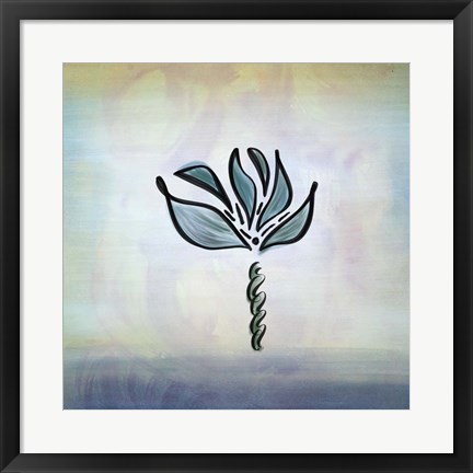 Framed Watercolor Flower Print