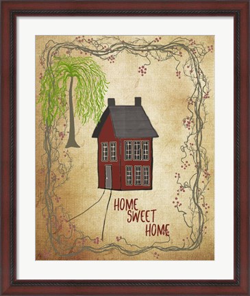 Framed Home Sweet Home Print