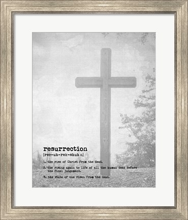 Framed Resurrection II Print