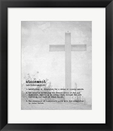 Framed Atonement II Print