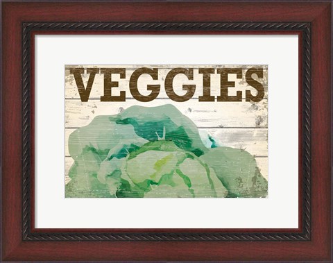 Framed Veggies Print