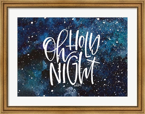 Framed Oh Holy Night Print