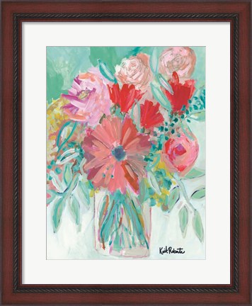 Framed Farmer&#39;s Market Bouquet Print