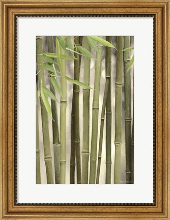 Framed Backlit Bamboo II Print