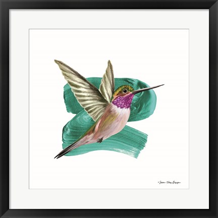 Framed Hummingbird I Print