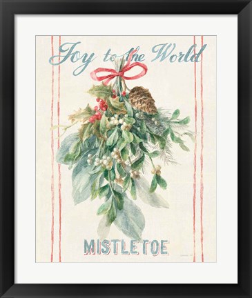 Framed Floursack Holiday Bright IV Print